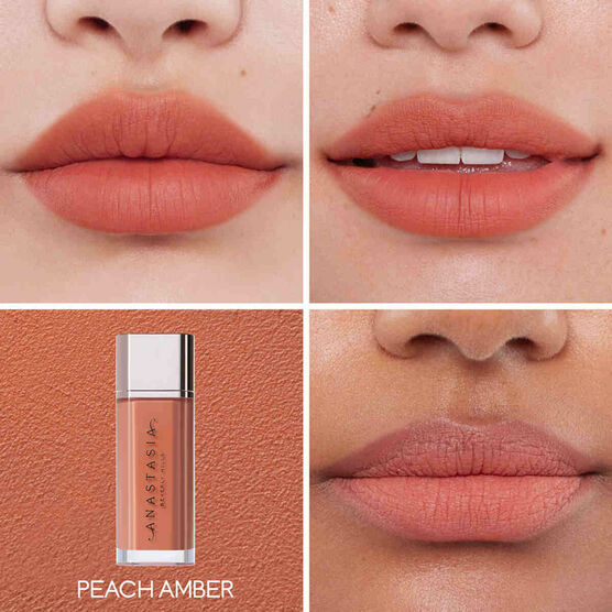 Batom Líquido Anastasia Beverly Hills Lip Velvet PEACH AMBER